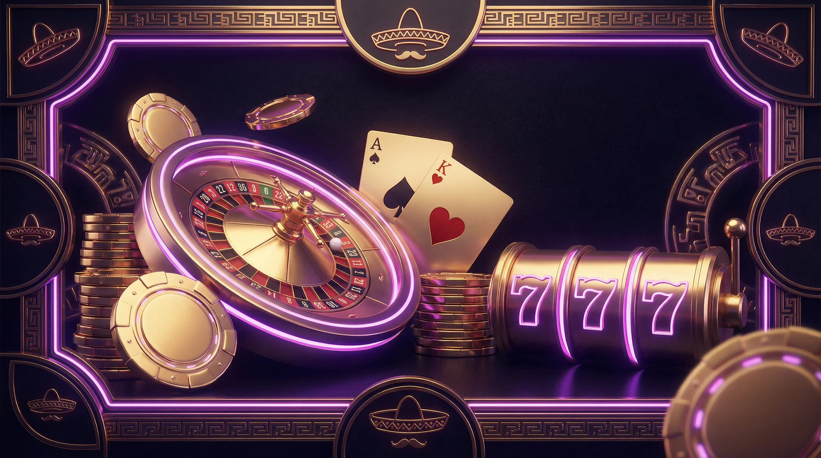 menus de alimentos en un casino